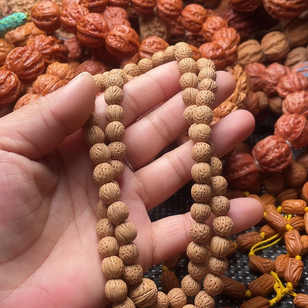 无***虞文玩核桃手串桃核