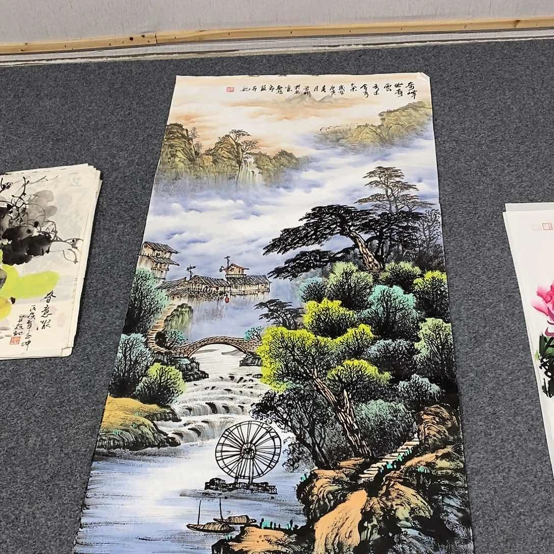 国画画画真的画画画