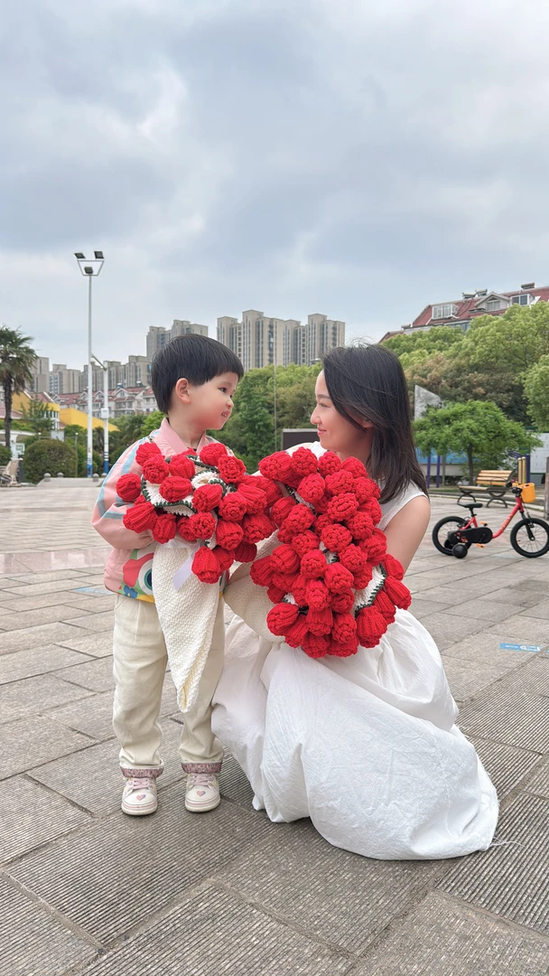 亲子款花束毯四季通用小尺寸花朵盖毯透气空调盖毯