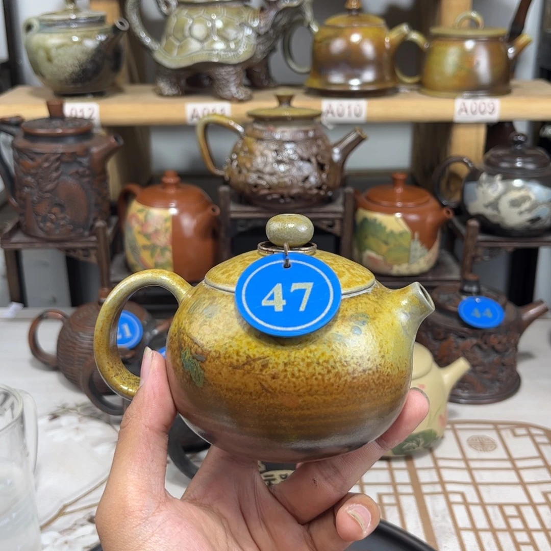 220cc白泥柴烧西施（自然落灰釉纯裸坯柴烧）