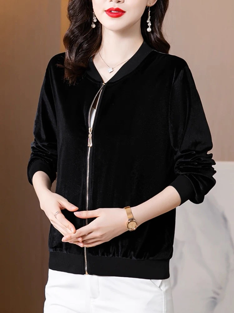 3633 棒球服短外套女春秋2025年新款休闲夹克上衣