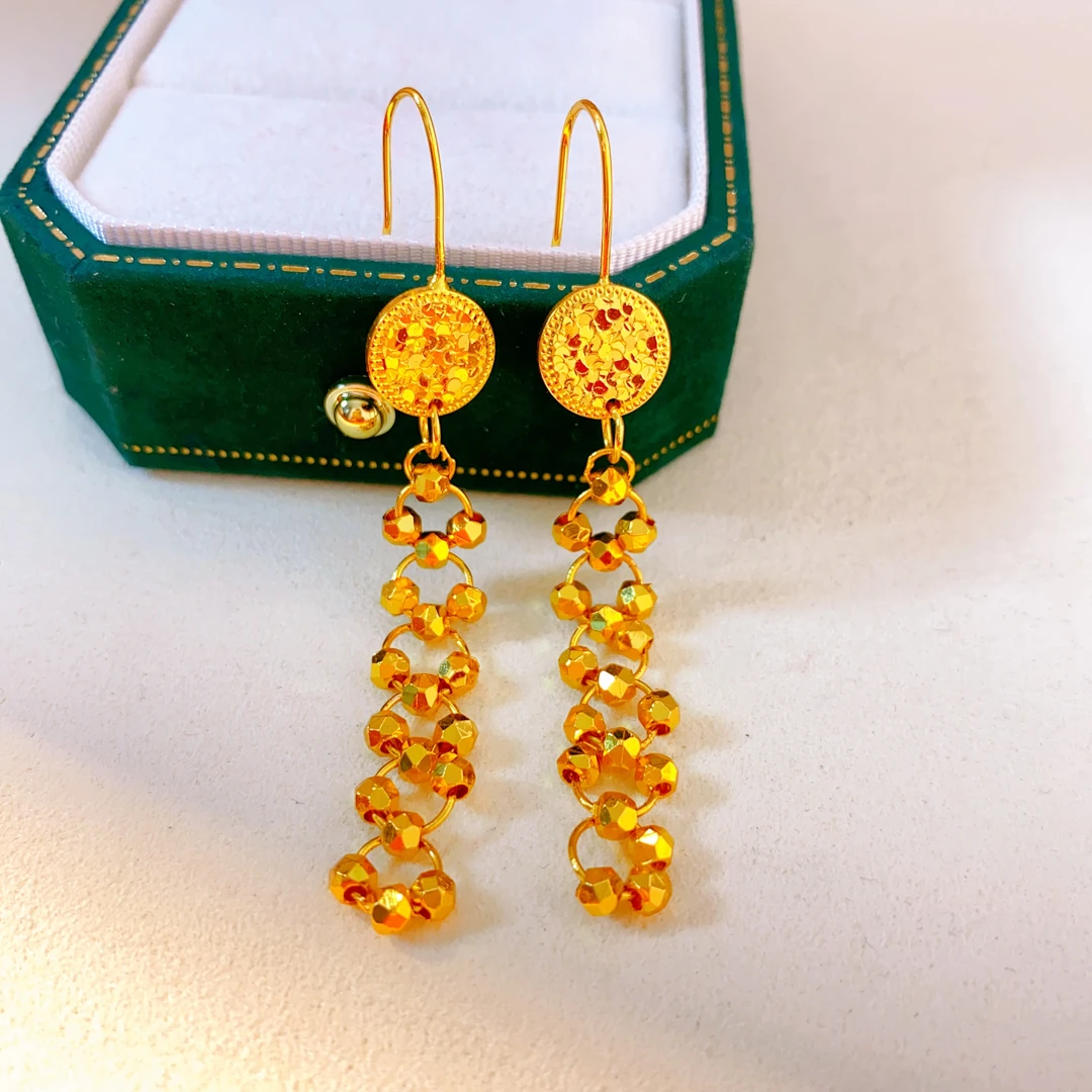 耳饰 40118爆闪龙鳞蹦迪珠时尚耳环