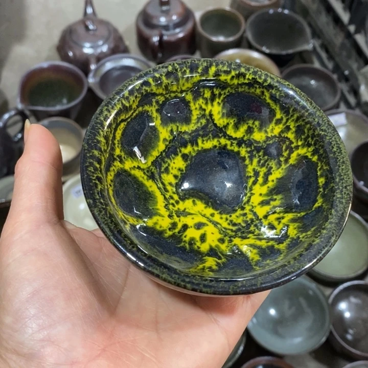 茶盏建阳建盏微瑕平口