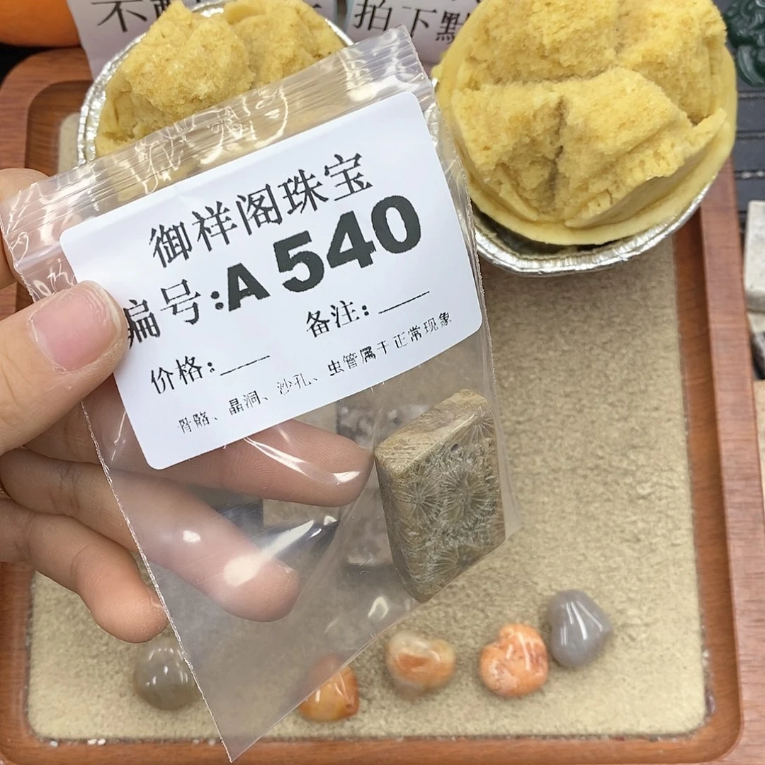 硅化珊瑚（珊瑚玉）颈饰未镶嵌大****者