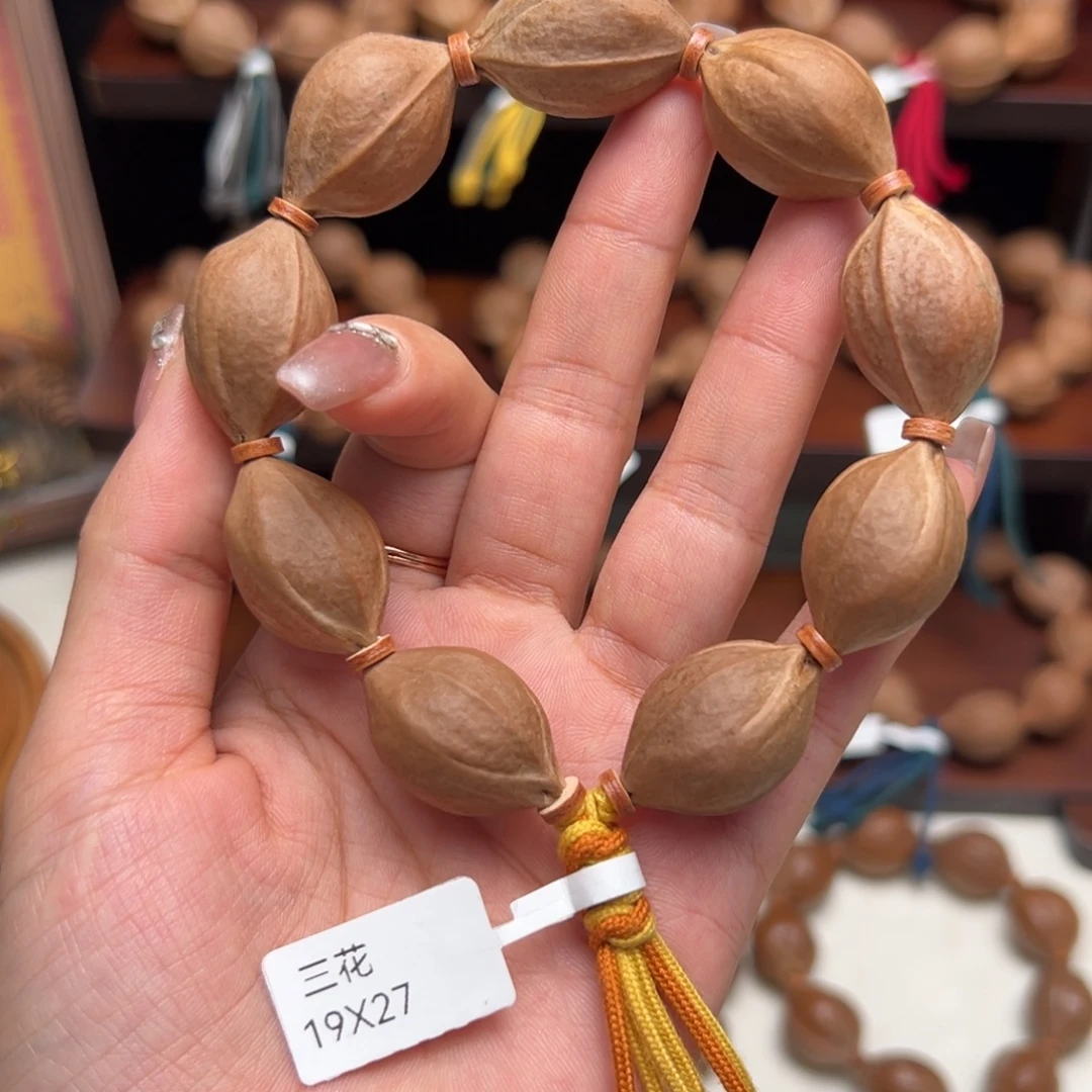 二***觉橄榄核手串/手链梅林铁核手串/19X27
