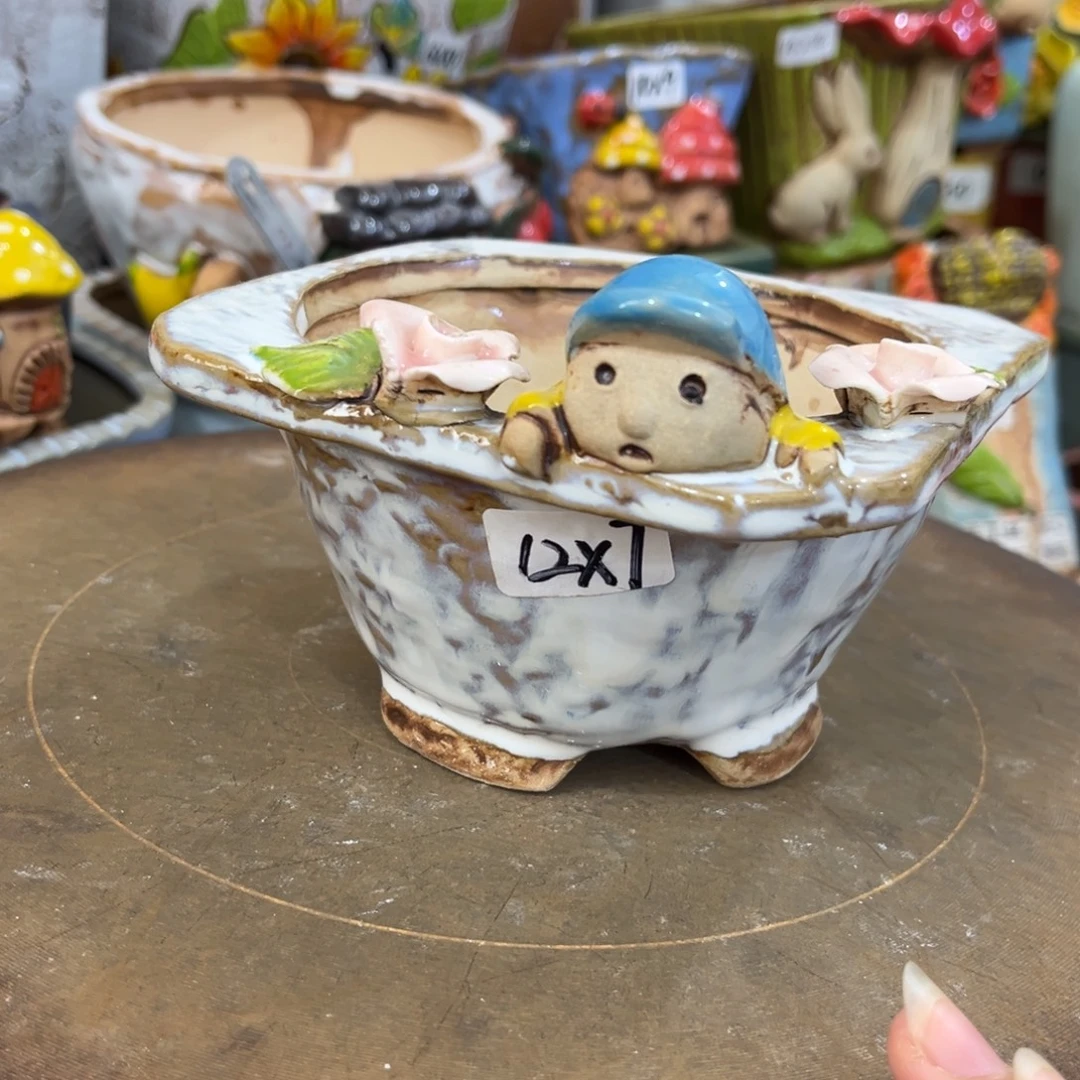 粗陶多肉花盆花盆