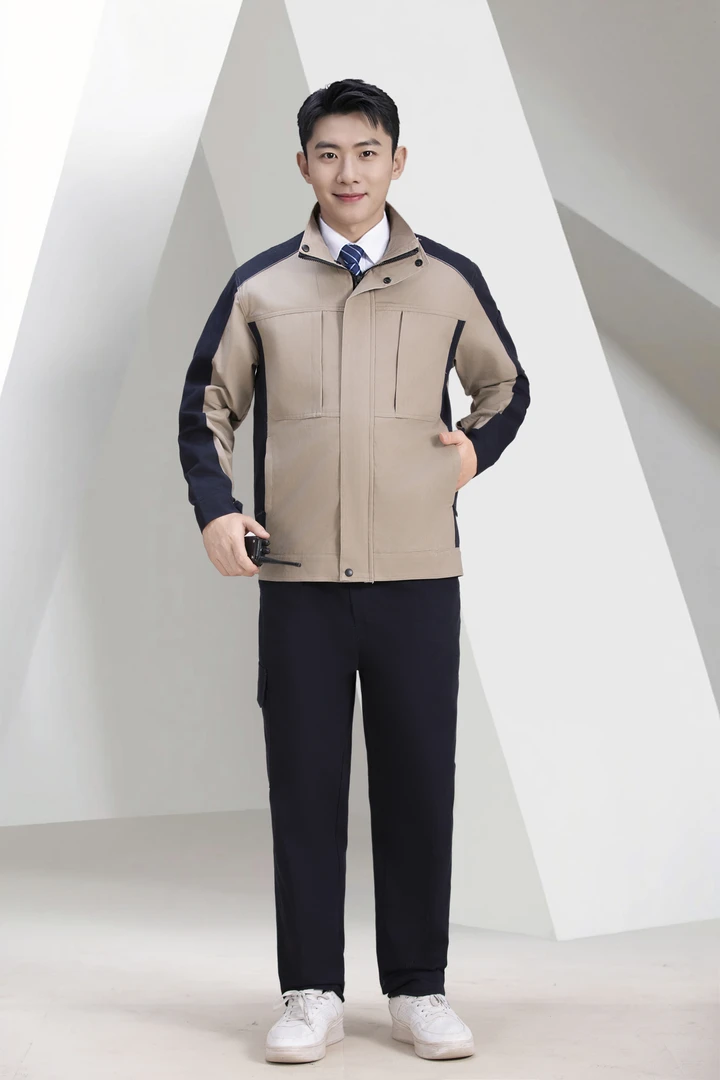 春秋工作服纯棉套装男劳保上衣加厚工厂车间防烫耐磨汽修工装定制