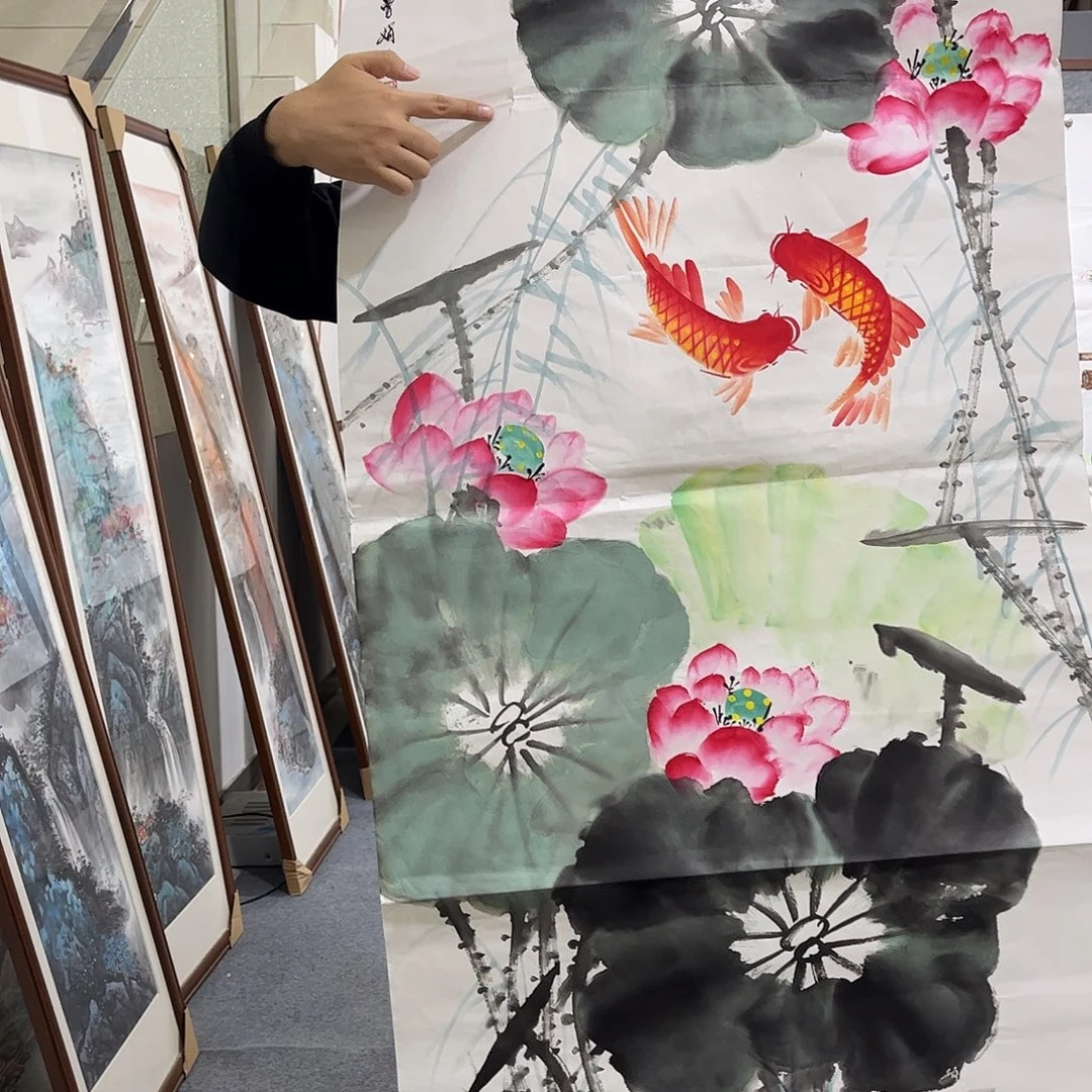 国画LT国画作品单幅任发微瑕