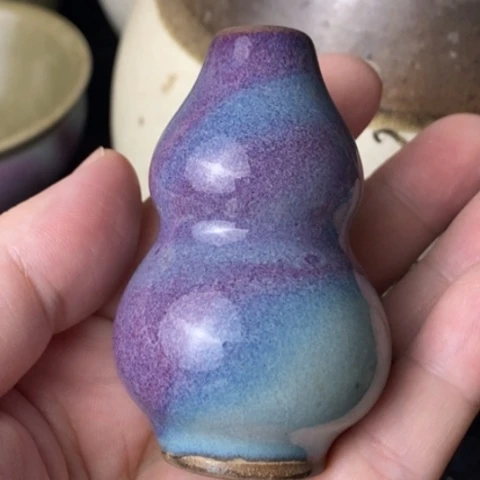 炉钧窑窑变小葫芦