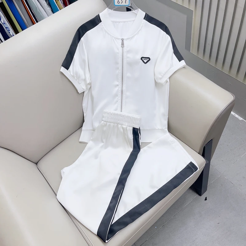 657#深圳南油夏款休闲时尚女装套装