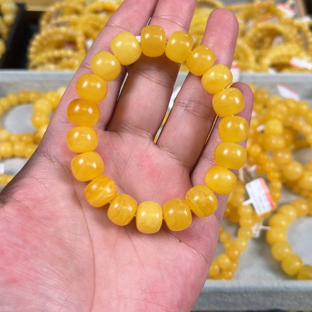 裸石琥珀未镶嵌琥珀手串