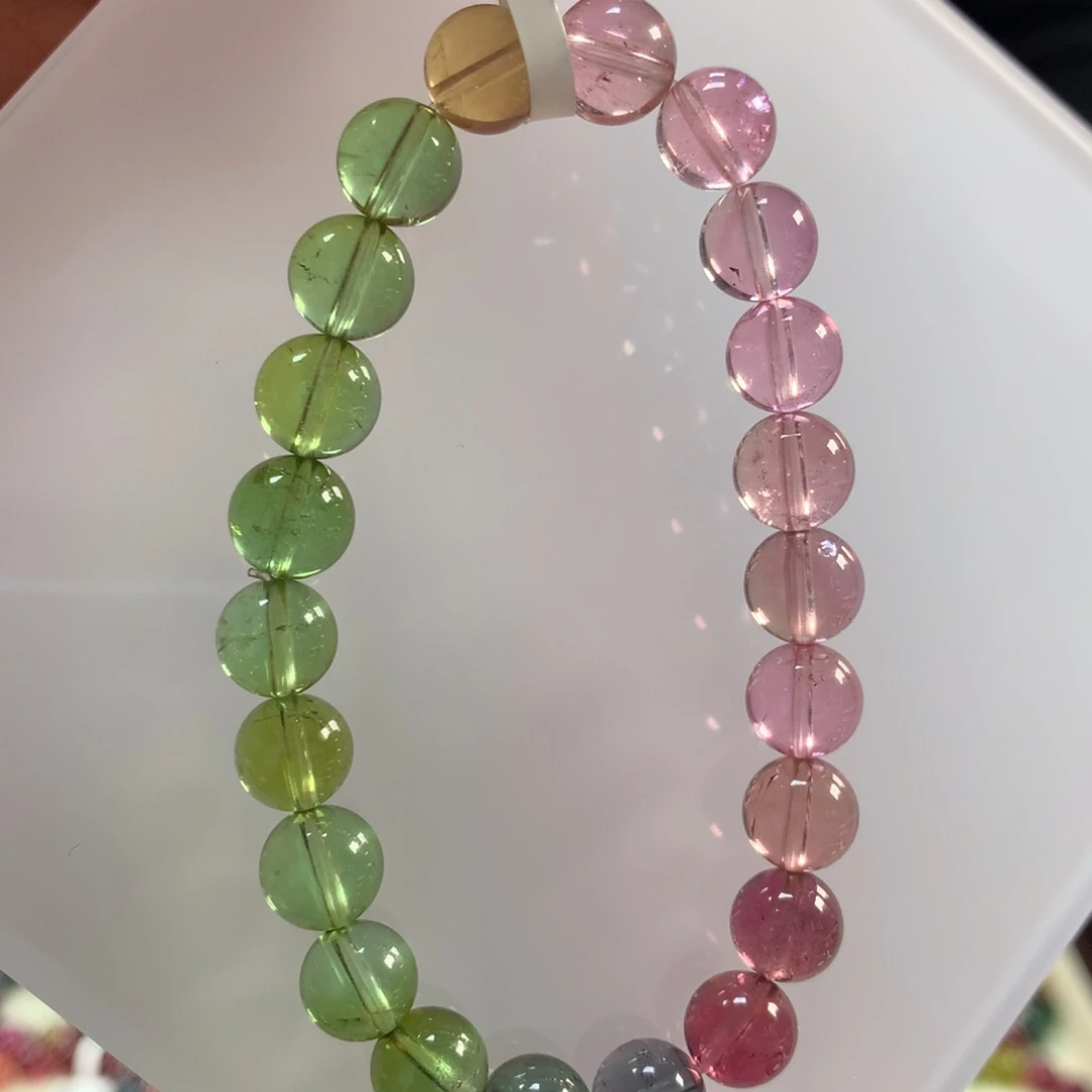 未镶嵌碧玺手链8左右