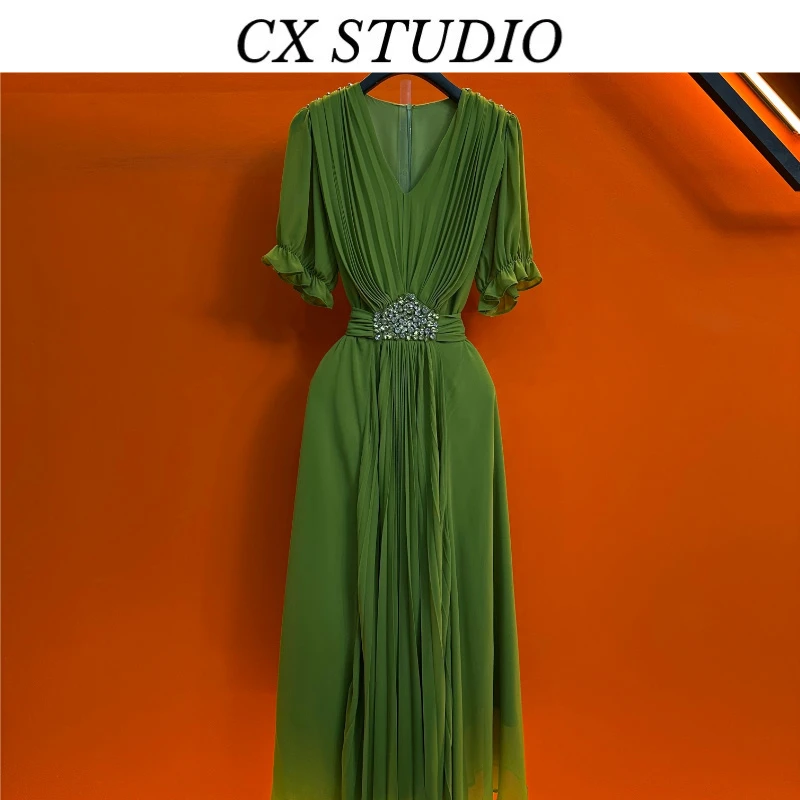 编码89 经典收腰轻奢时尚春夏季连衣裙（定制女装）TG636