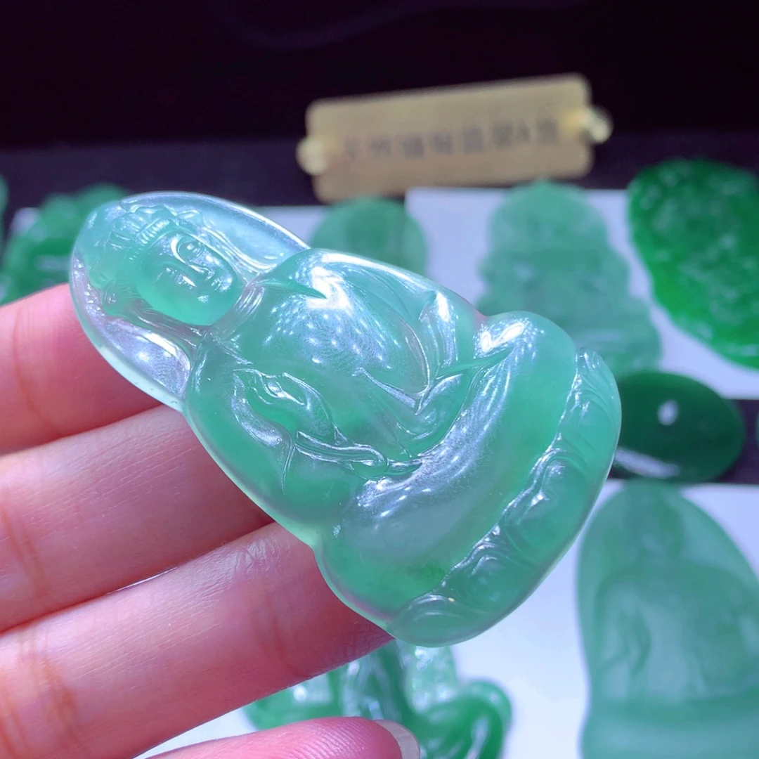 随***欲未镶嵌定制翡翠天然