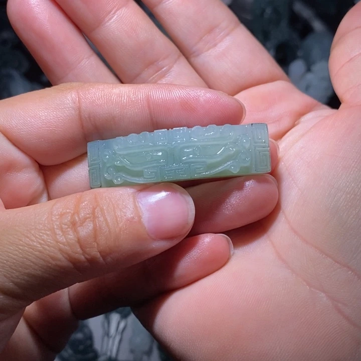 晚***月定制翡翠未镶嵌毛