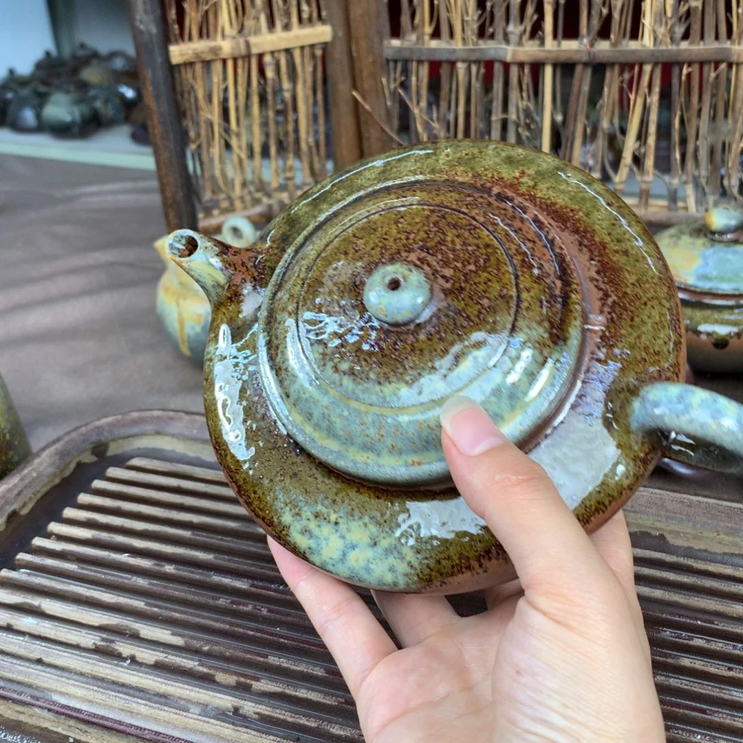茶杯紫砂纯自然柴烧