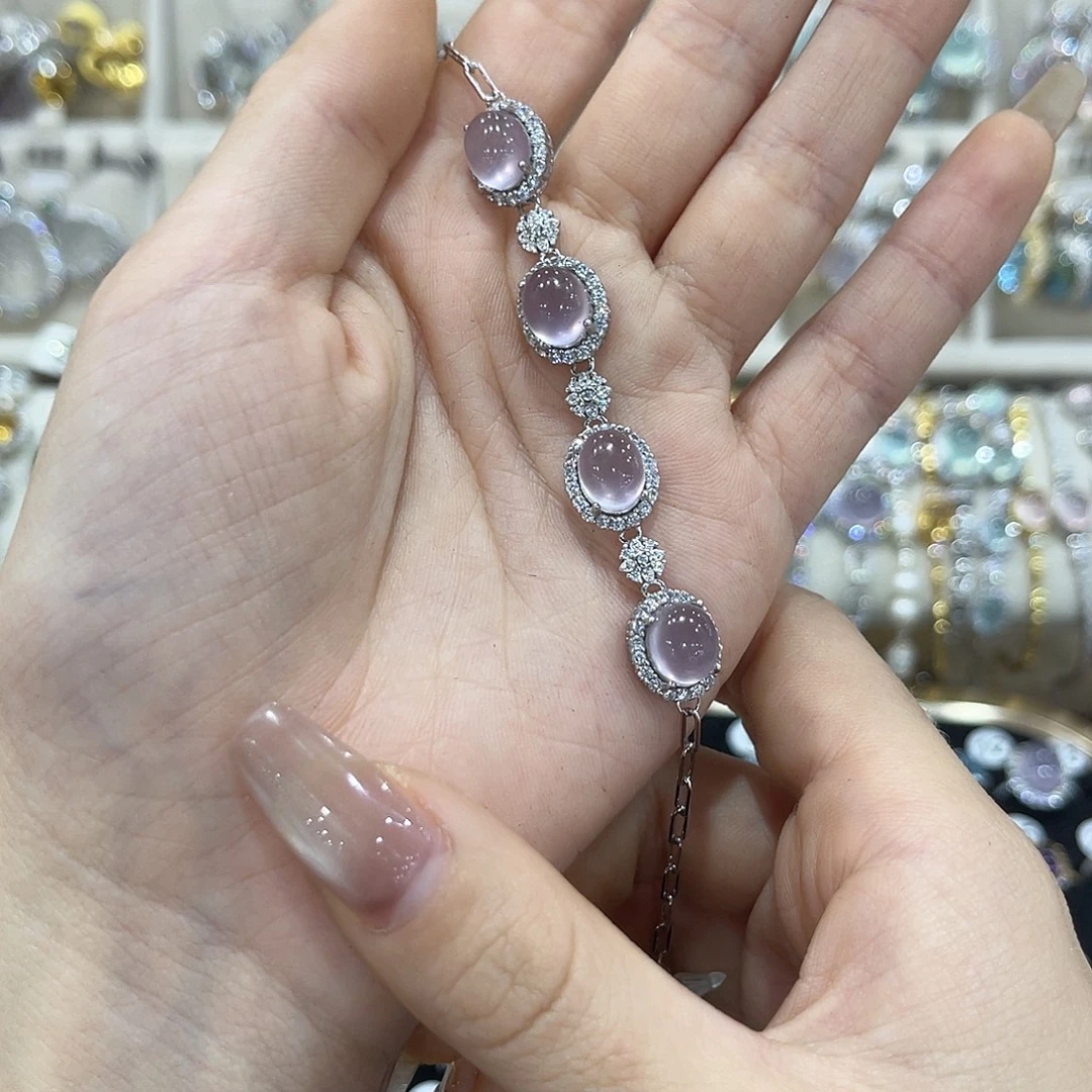 哈***玩蛇纹石玉银S925镶嵌戒指