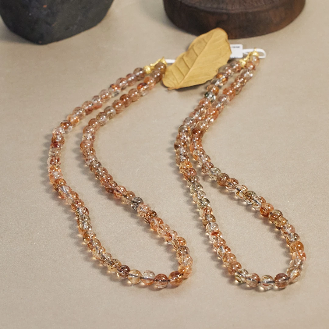 【歪歪】黑金超圆珠项链（多样性发一）XB-J3524