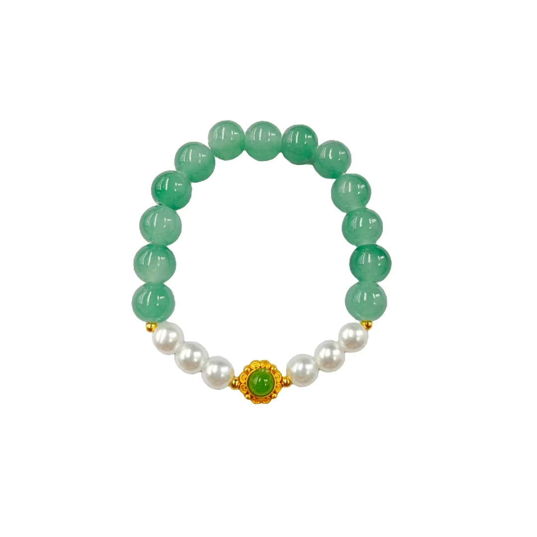 冰魄臻正圆白贝手串H05-85赠礼盒(多样性发)