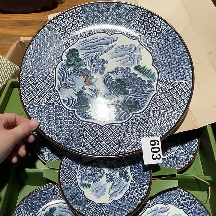 瓷片呀工艺品摆件瓷器摆件正能量