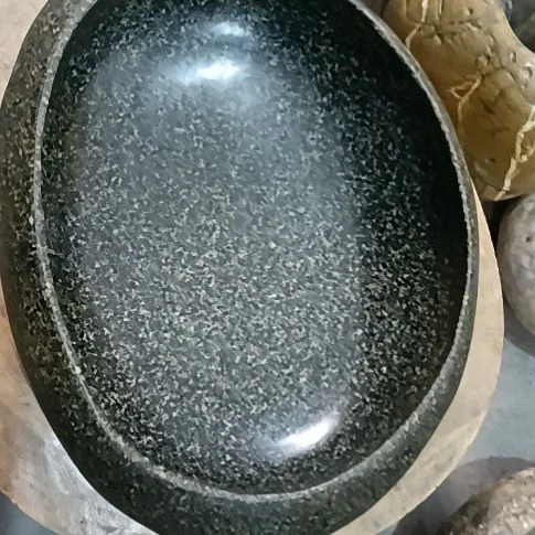 有机玻璃长江鹅卵石制作石盆