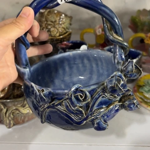 碗手工手捏咖啡杯壶承