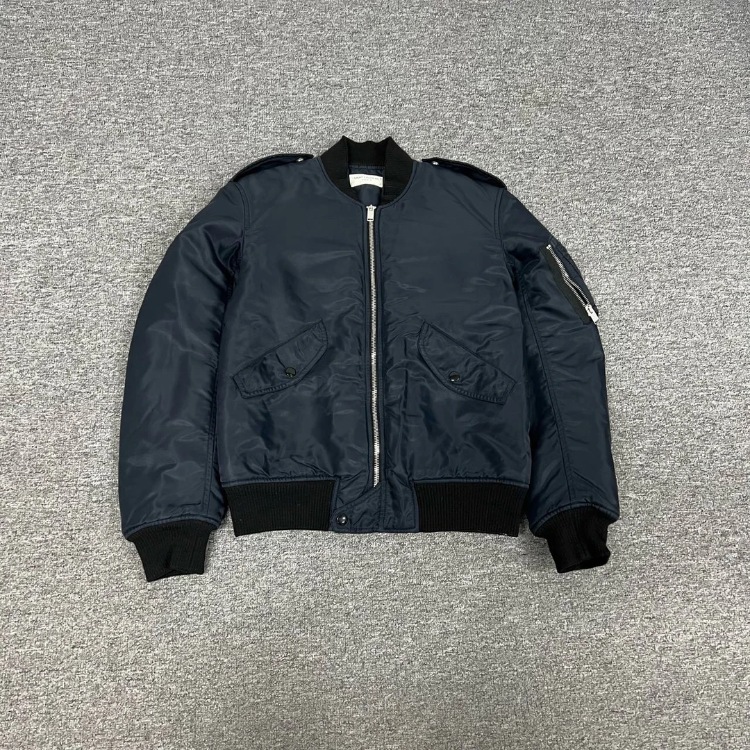99新 YSL/圣罗兰 经典款 MA1 飞行员外套 99新 44码