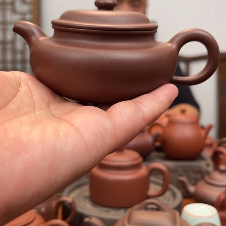 紫砂微瑕仿古手工制作150cc