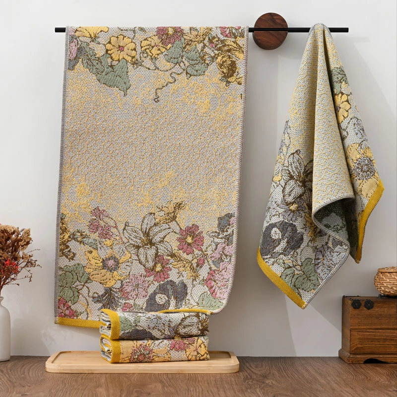 35*75日系原单汉麻色织多功能毛巾亲肤吸水透气家用不掉毛不掉色