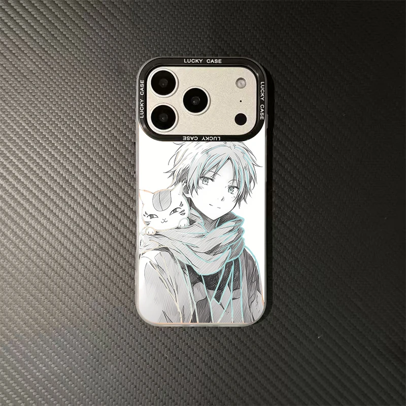 夏目手机壳镭射渐变适用于苹果华为荣耀小米VIVOPPO一加22