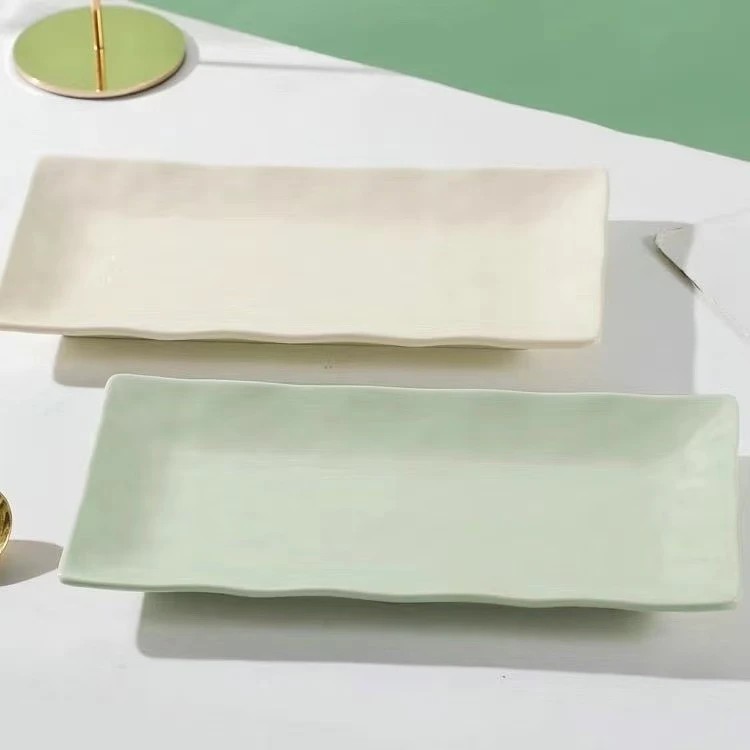 30厘米新骨石纹鱼盘2只装