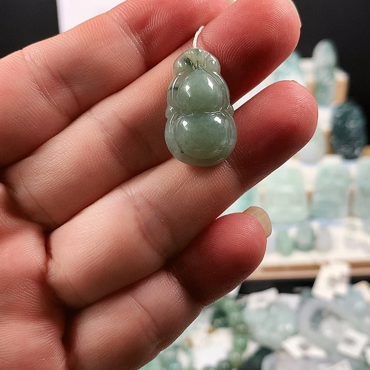 吊坠(不含链)未镶嵌翡翠6葫芦