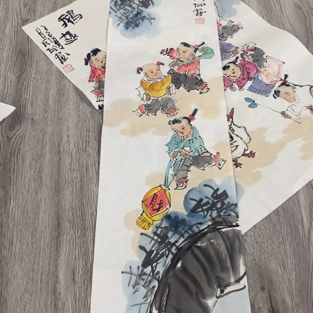 国画点***景绘画作品欣赏