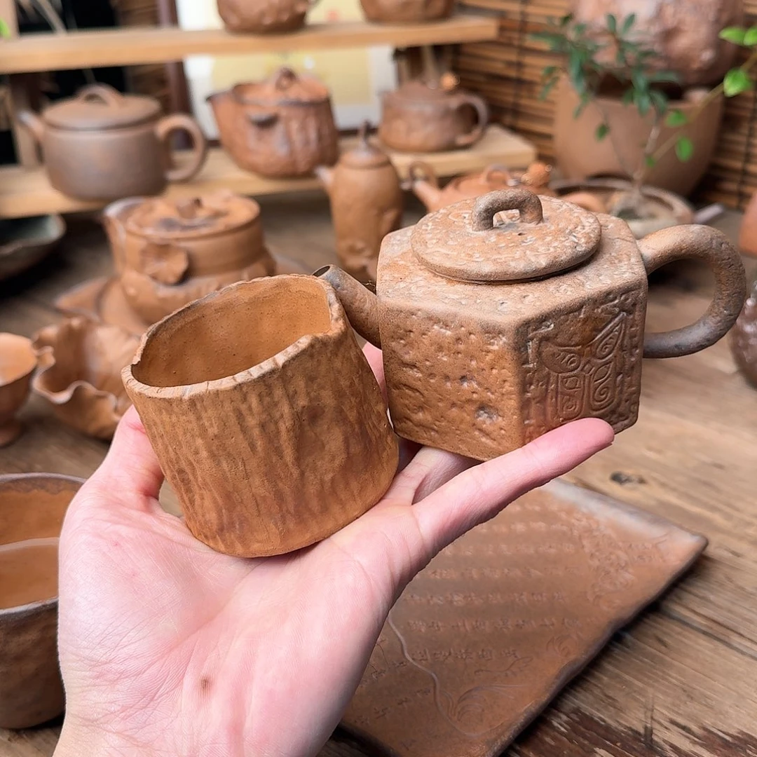 原矿老岩泥茶器系列