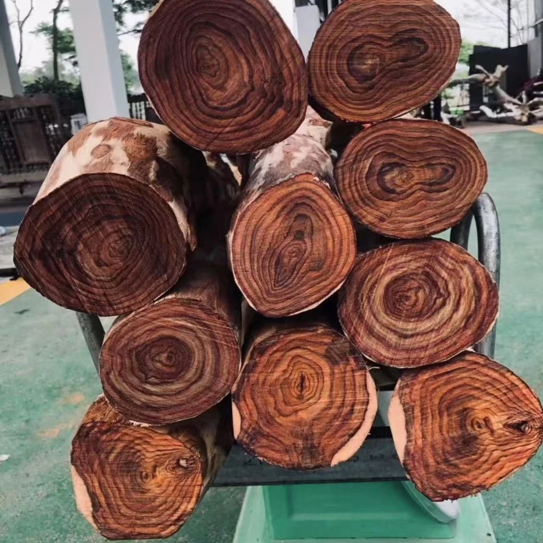 老料各种材质黄花梨木现场开料原木鬼脸留疤材料定制摆件工艺