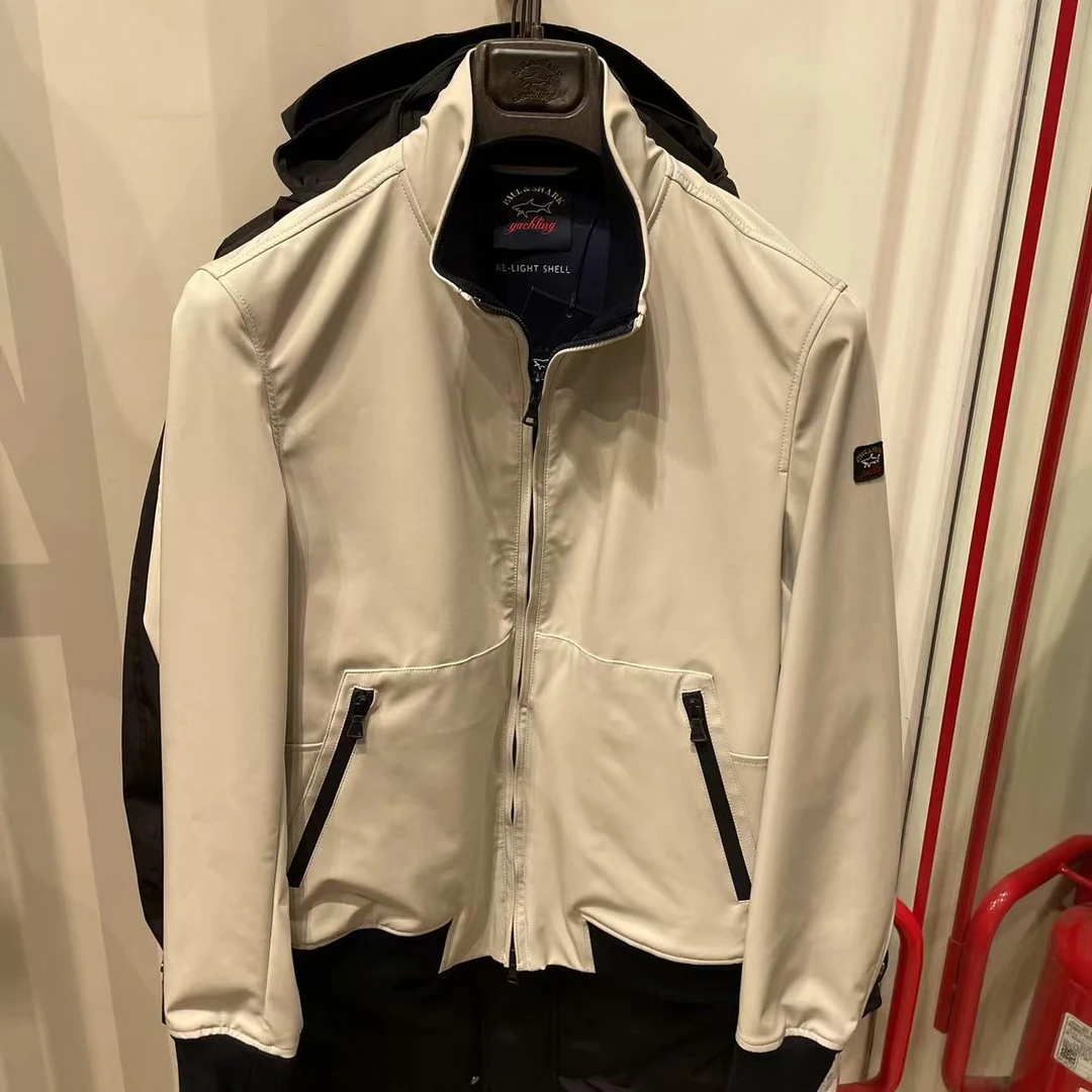 保鲨 不退换 立领米色夹克外套 下单联系客服