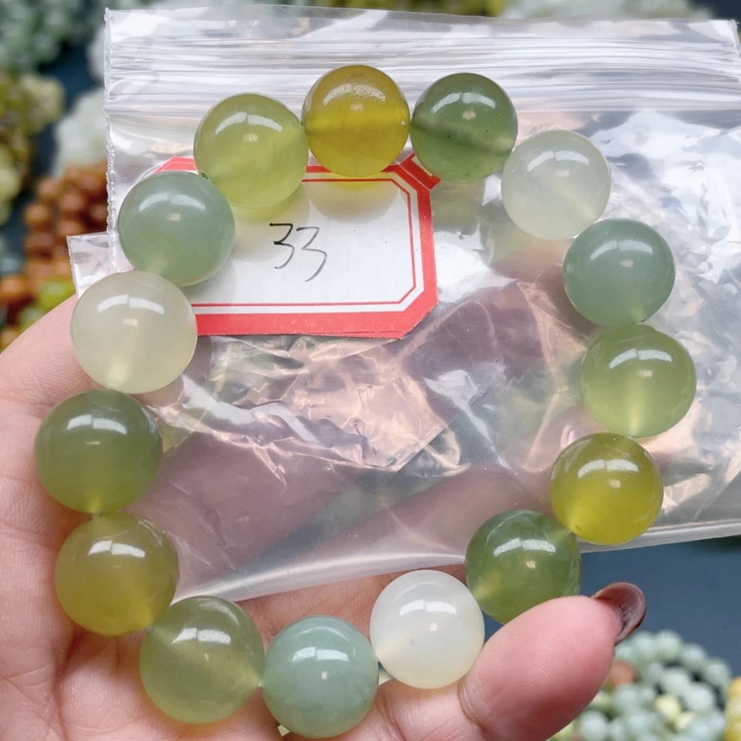 未镶嵌蛇纹石玉手串