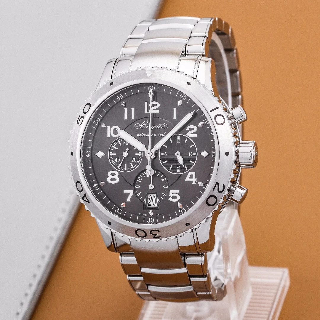 99新 BREGUET/宝玑 自动机械男表TYPE XX系列3810ST/92/SZ9