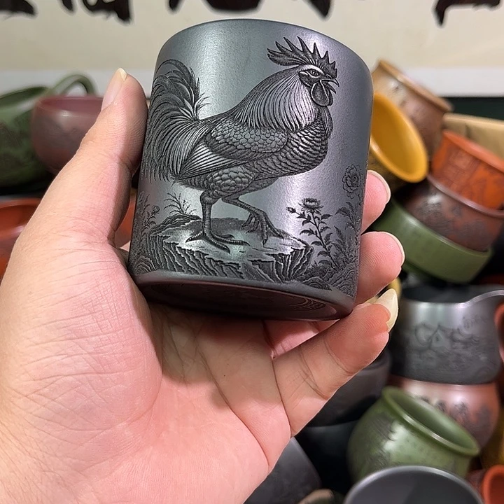 茶杯紫砂全手工紫砂主人杯