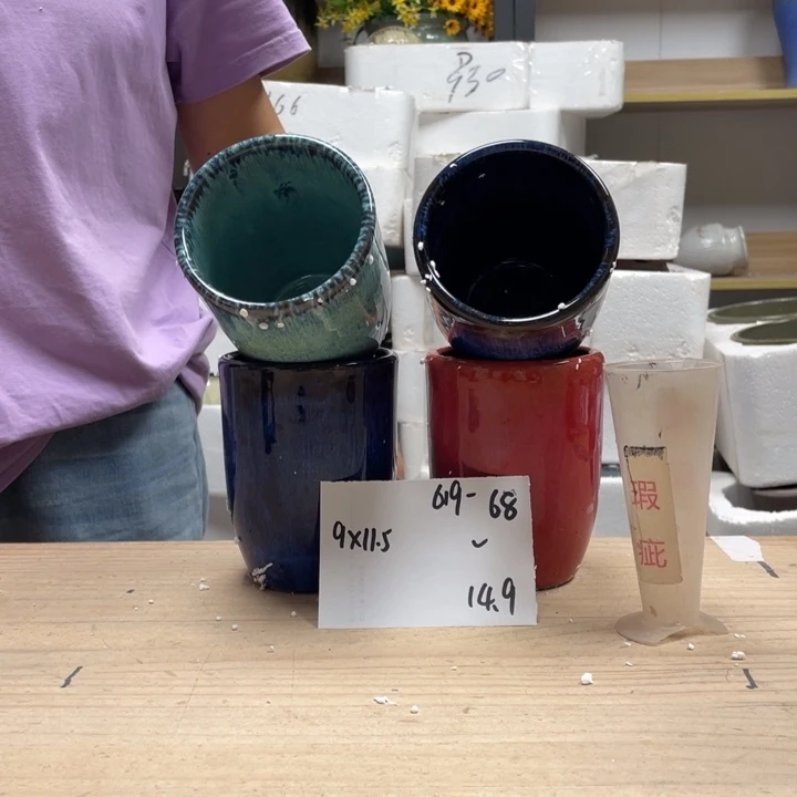 紫砂花盆一****花多肉花盆微瑕68