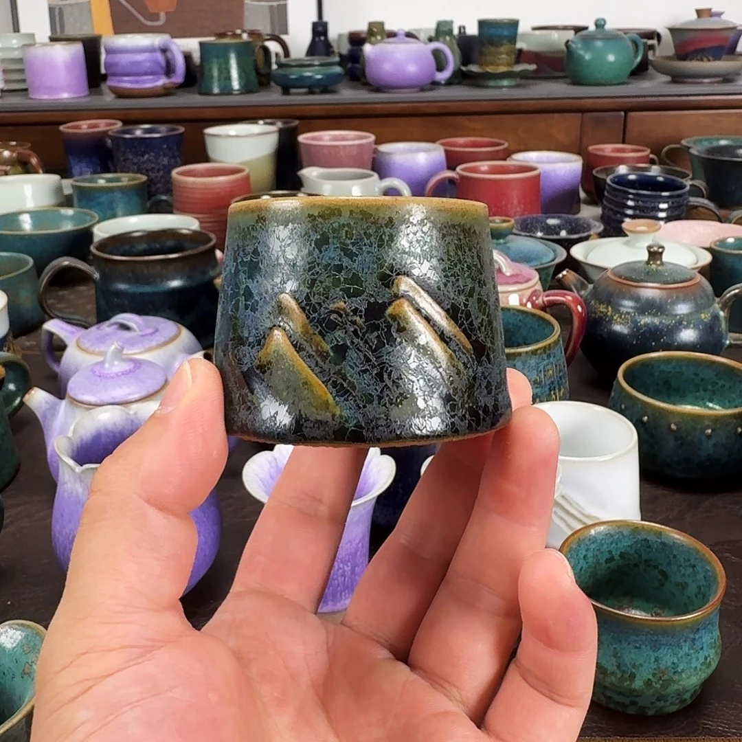 铜绿釉见山杯任晓飞老师