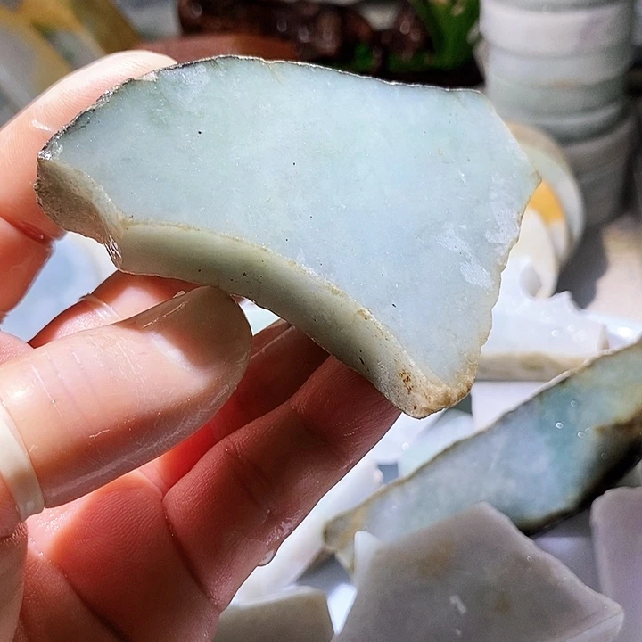 散珠翡翠边角料193