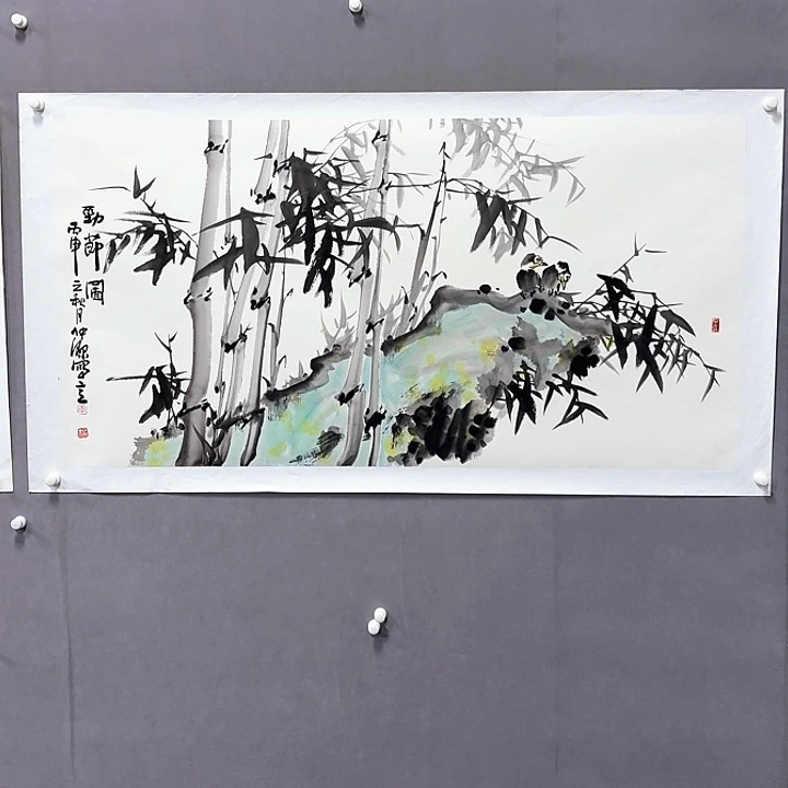 国画亲笔手绘放心去藏