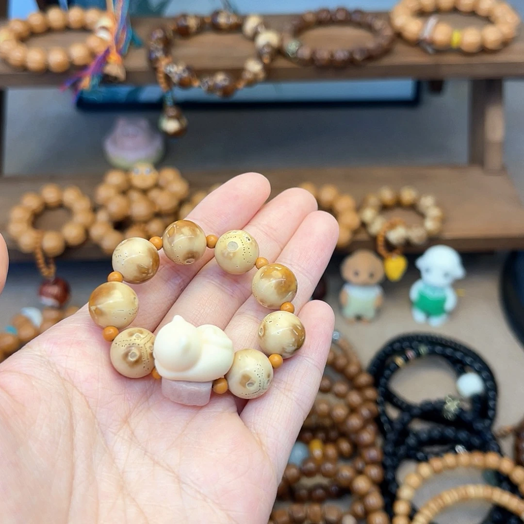 紫金鼠手串考**.搭配趴趴猫