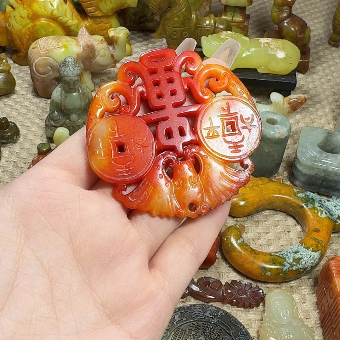 白玉菩提吊坠挂件