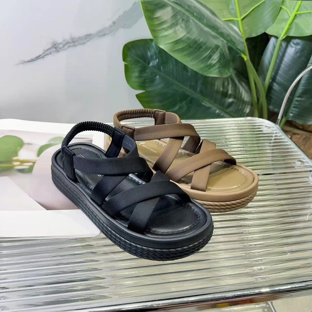 夏法式拖鞋女新款配裙子仙女风凉鞋617(莱卡凉鞋)