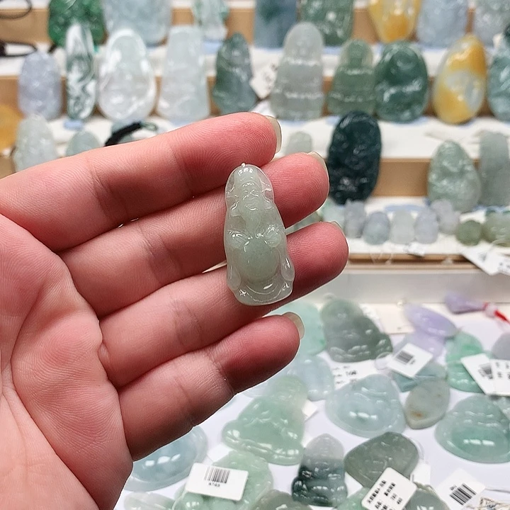 吊坠(不含链)未镶嵌翡翠54财神爷