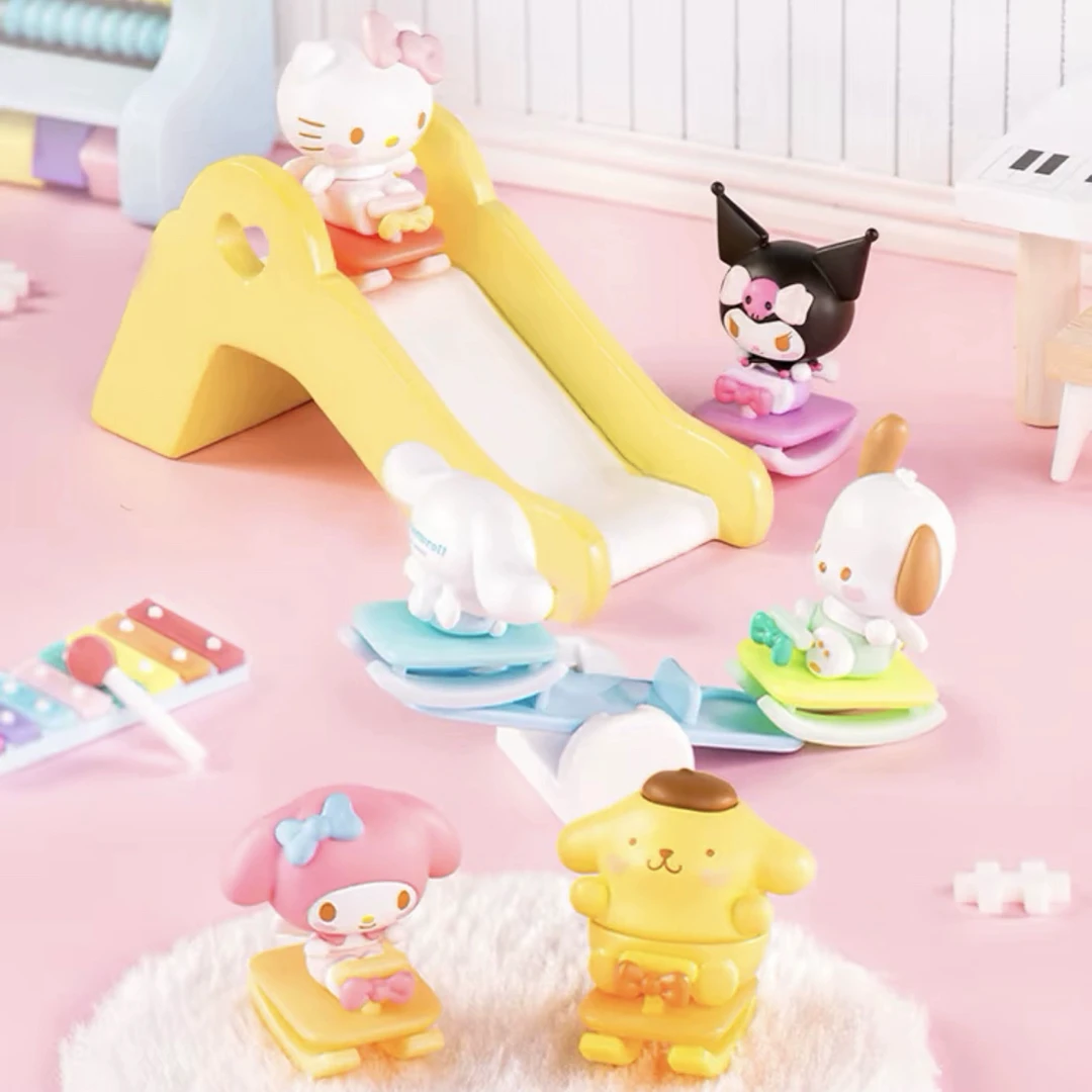 【萌趣】三丽鸥家族童心摇乐系列萌趣豆潮玩摆件盲袋