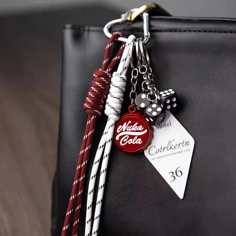 2025新款miu系风编织绳潮流原创包包挂件ins秋冬包包配饰车钥匙扣