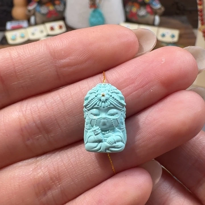 萧****绿松石未镶嵌扎基配饰